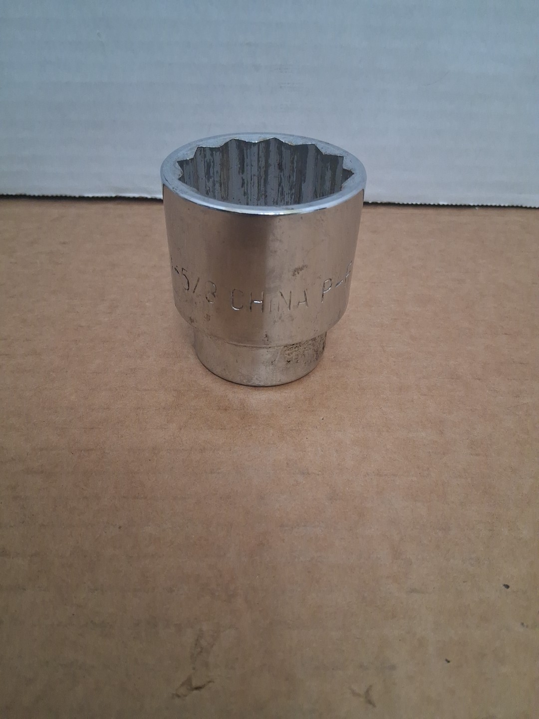 P – F 1-5/8 Socket 3/4” Drive 12 Point Made In China Tool, Socket, GARAGE