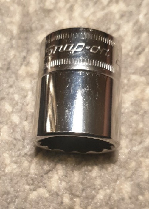 Snap-On SWM231 1/2″ Drive 12-Point 23 mm Flank Shallow Socket Bluepoint