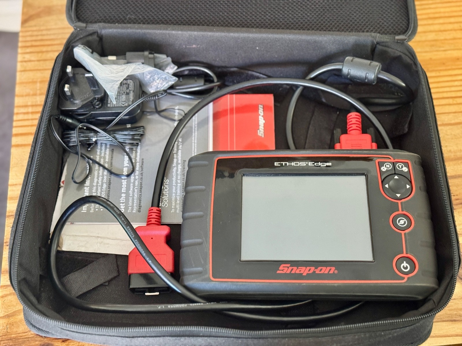 Snap On Ethos Edge 20.2 Diagnostic Scanner OBD2 Fault Code Reader Garage 20.2