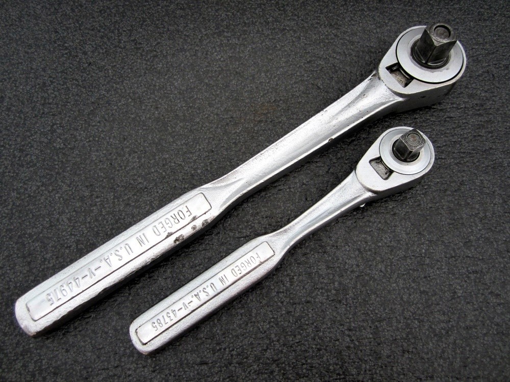 Vintage Craftsman 3/8″ & 1/2″ Drive Ratchet PARTS OR REPAIR 43785 44975 USA