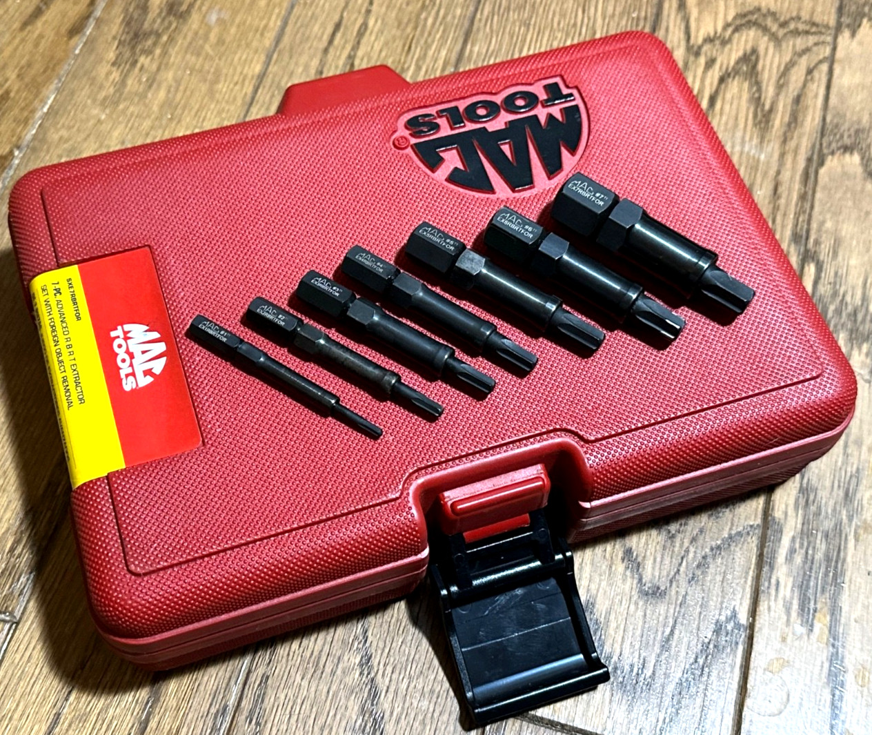 MAC Tools RBRT Screw Extractor Set Broken Bolt Stud Lot Case Foreign Removal
