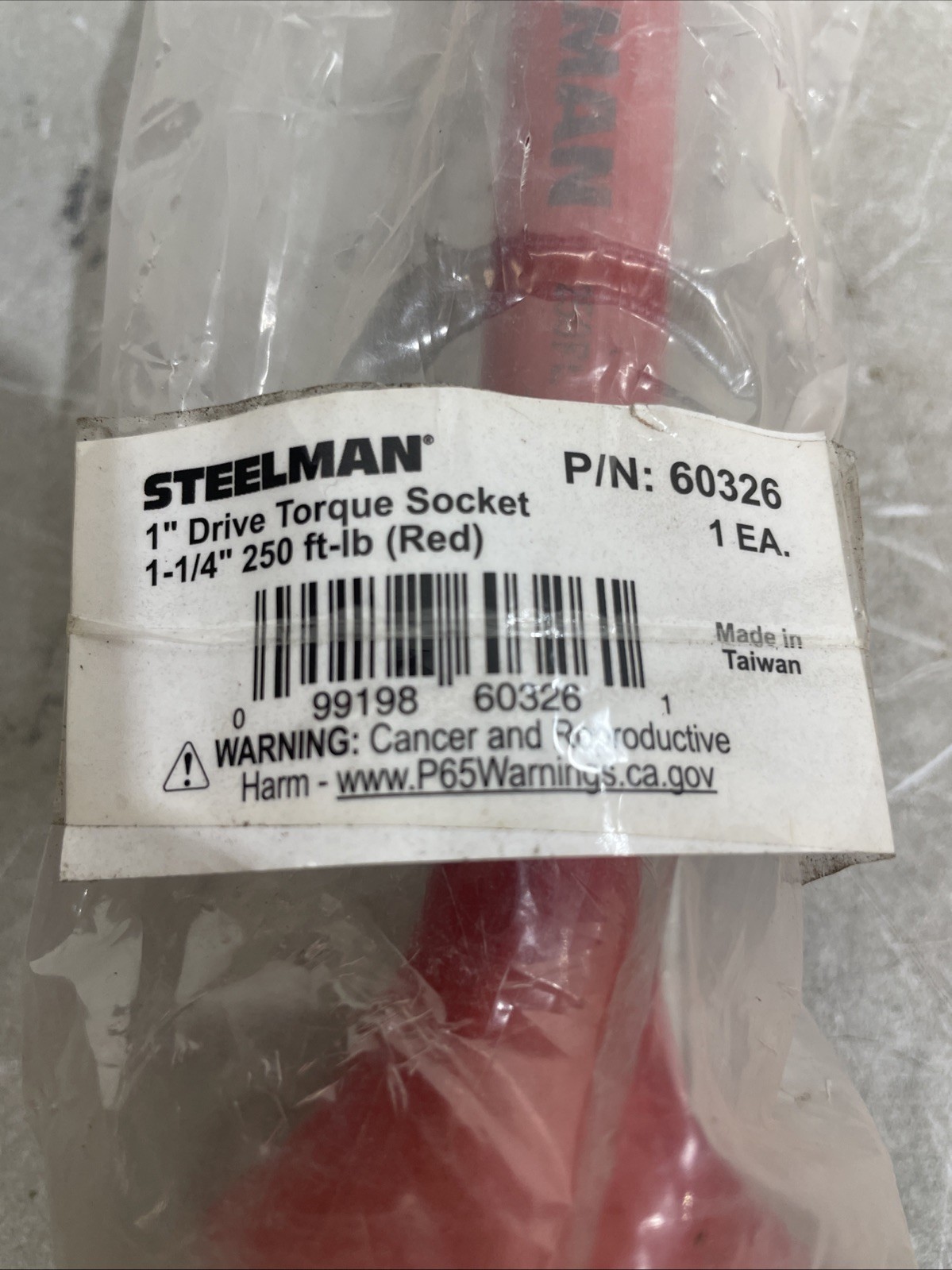 Steelman 250 ft-lb 1 in. Drive x 1-1/4 in. Torque Stick, Red 60326