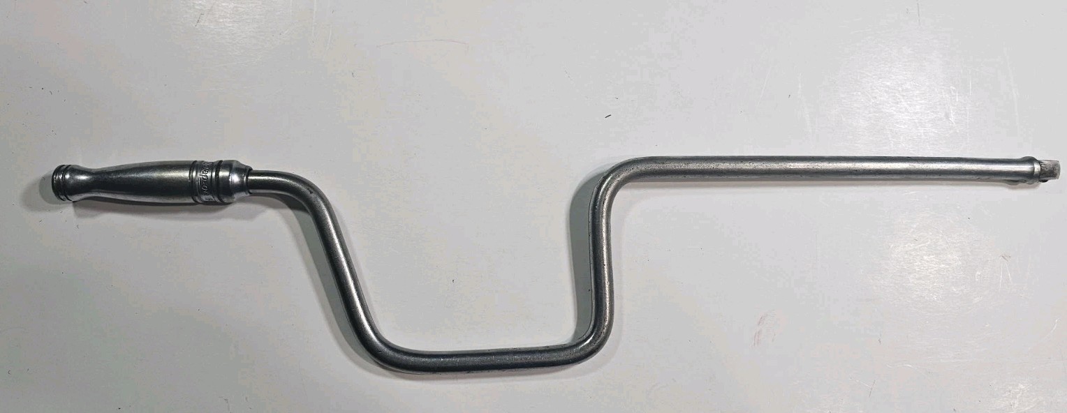 Snap-On Tools F4LA 18″ Length Chrome Speeder Handle Wrench 3/8″ Drive USA