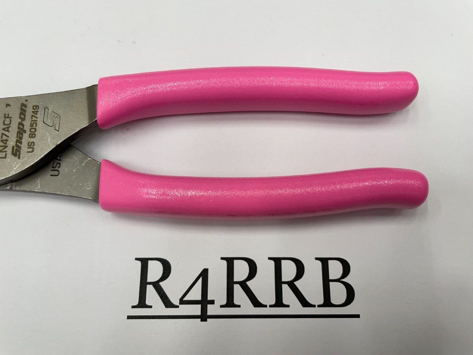 Snap-on Tools USA NEW PINK 9″ Soft Grip Long Nose Slip Joint Pliers LN47ACFP