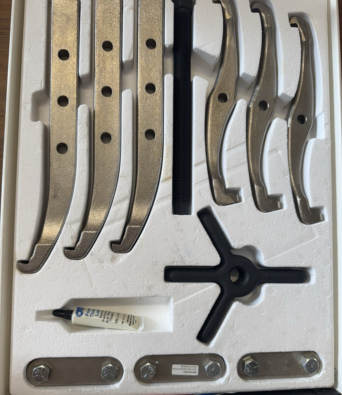 OTC PA-7 Puller Set 10 1/2 in–11 in Jaw Spread,8 3/4 in Jaw Reach Made In USA