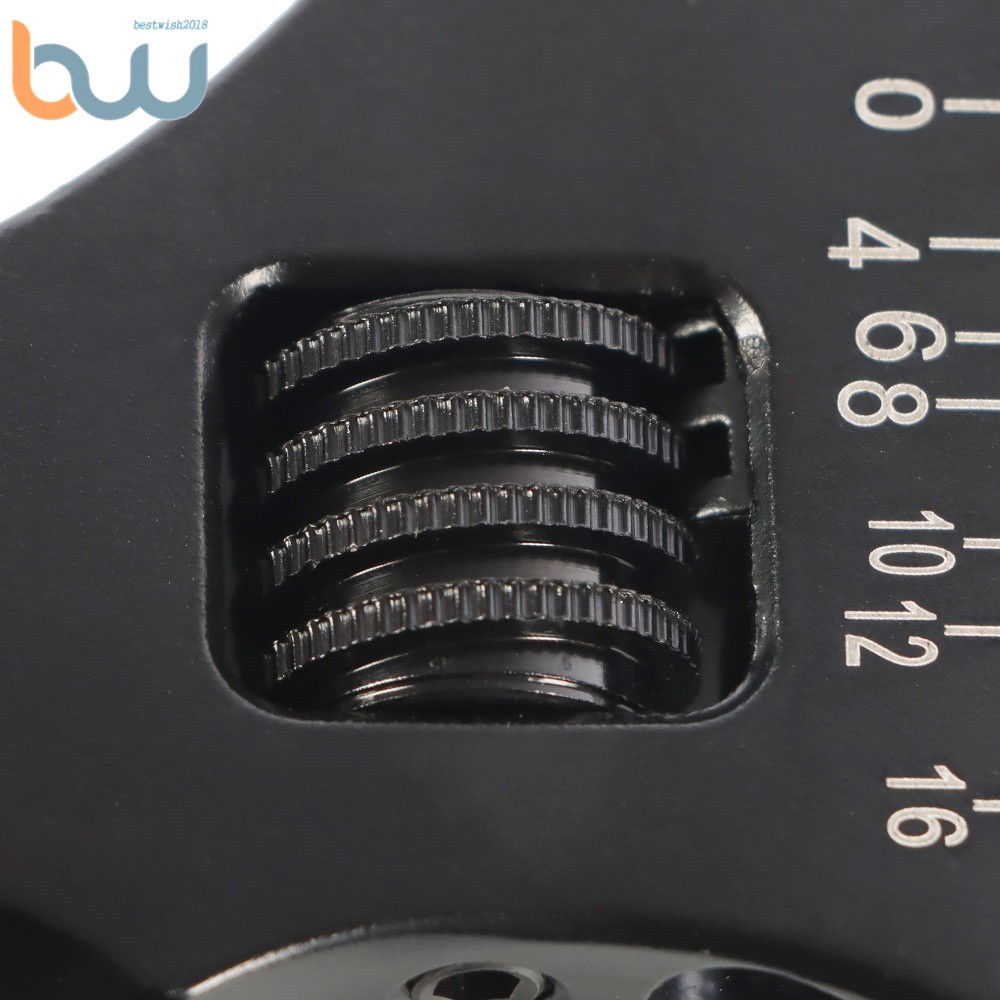 One Black Adjustable Wrench Aluminum Tool Spanner 3AN-16AN For Hose End Fitting