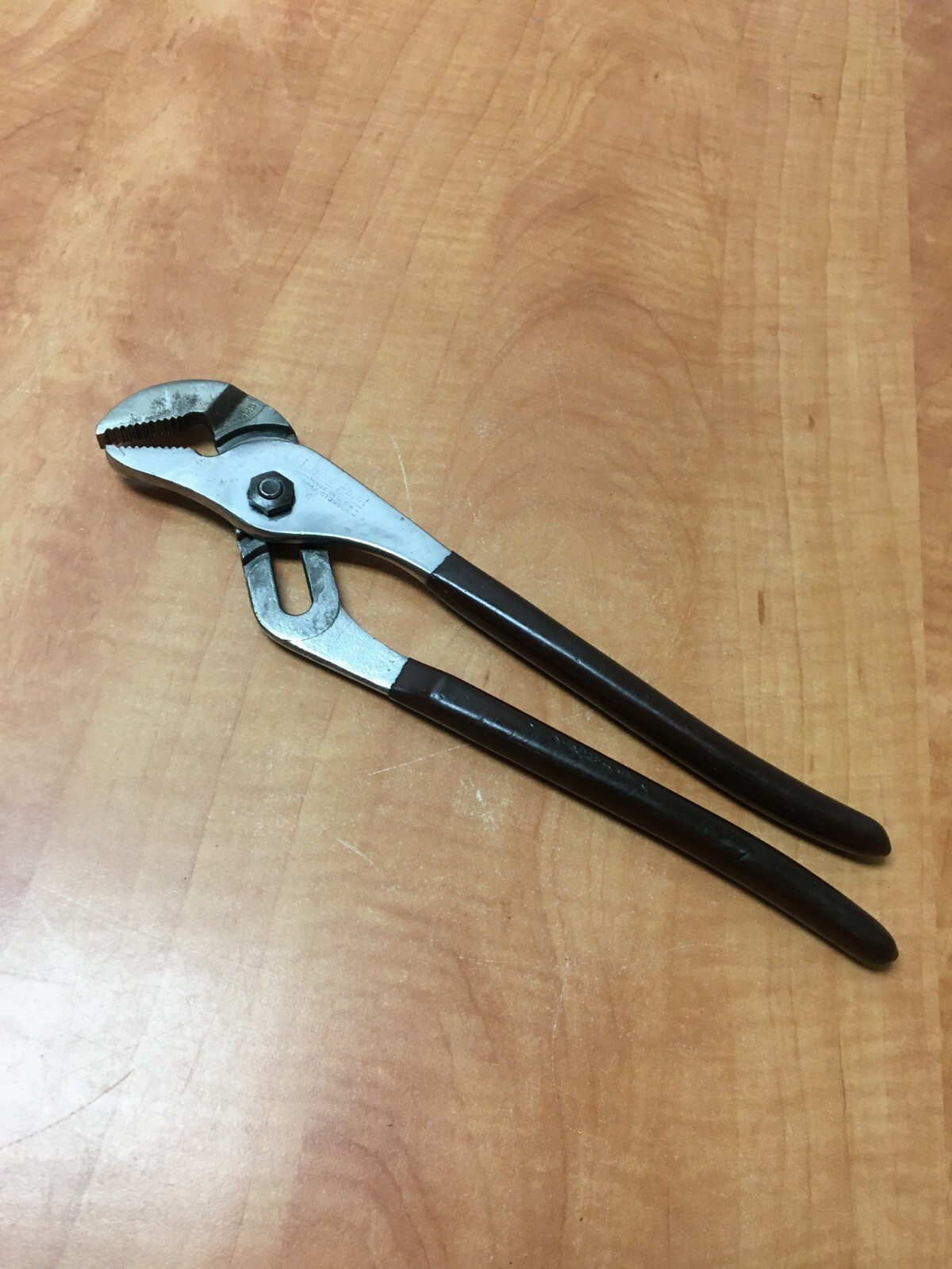 BLUE POINT 12″ ADJUSTABLE SLIP JOINT PLIERS HL112P USA Brown Handles