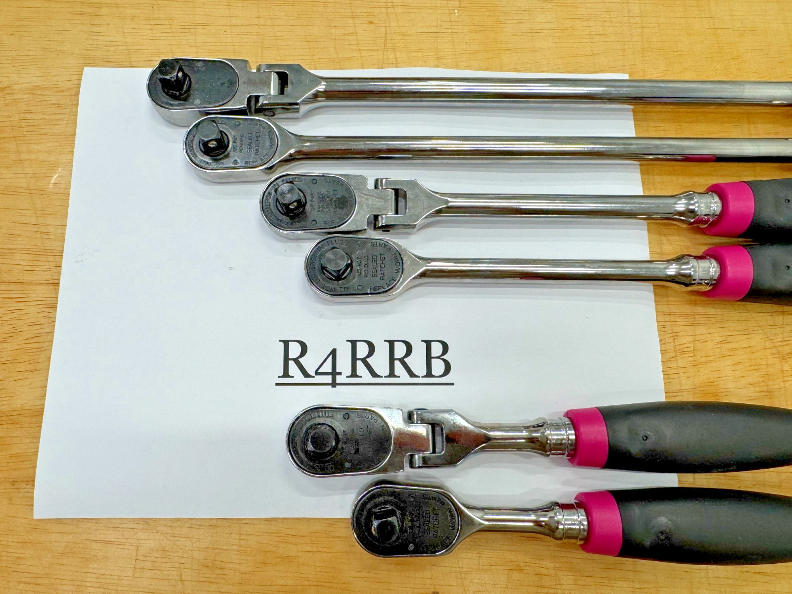 Snap-on Tools USA NEW PINK 6pc 3/8″ Drive 100 Tooth Cynergy Ratchet Master Set