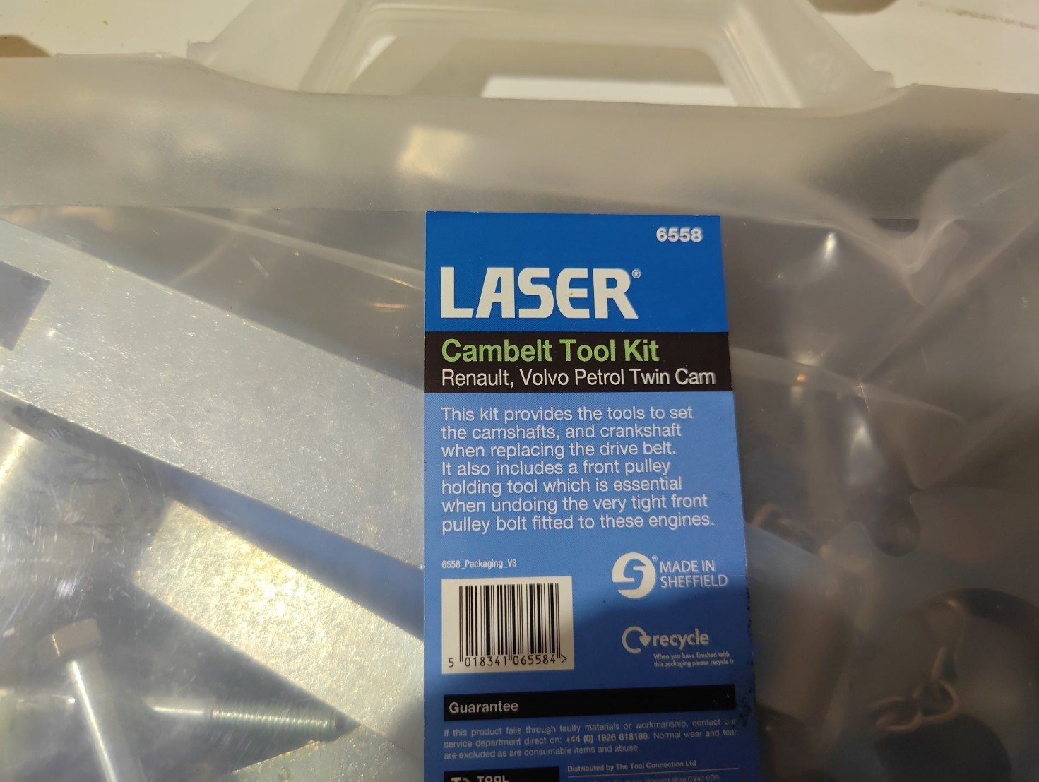Cam-Belt Tool Kit For Volvo/Renault Twin Cam Petrol Engines – Laser 6558
