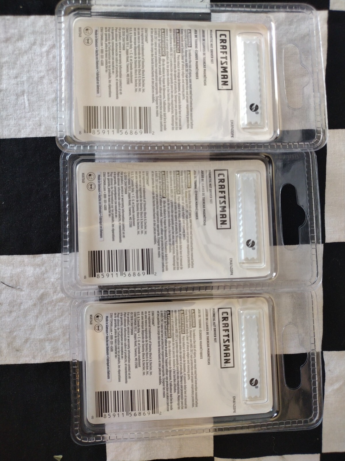 Craftsman Magnetic Drivers 1/4″ 5/16″ 3/8″ 1/4″ Shank Impact Rated Free shipping