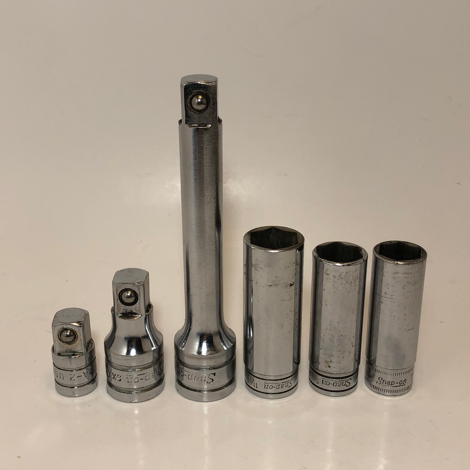 Snap-On 3/8 Socket & Adapter Set A-2 / SX2 / SX5 / SFS221 / SFS201 / SFSM15