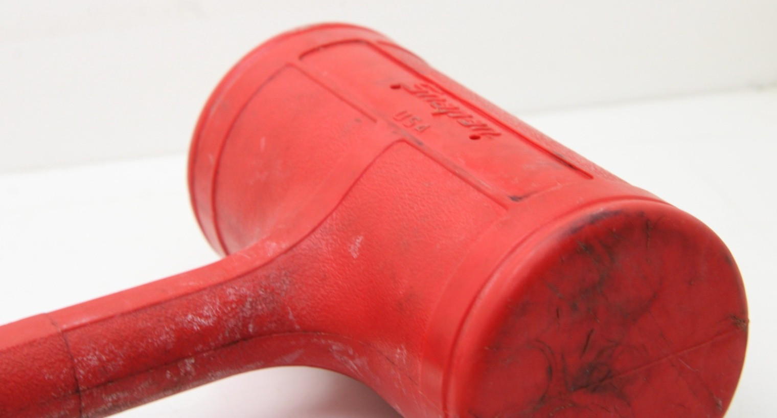 Snap-on HBFE56 56oz Dead Blow Hammer 15″ Red Soft Grip Handle USA