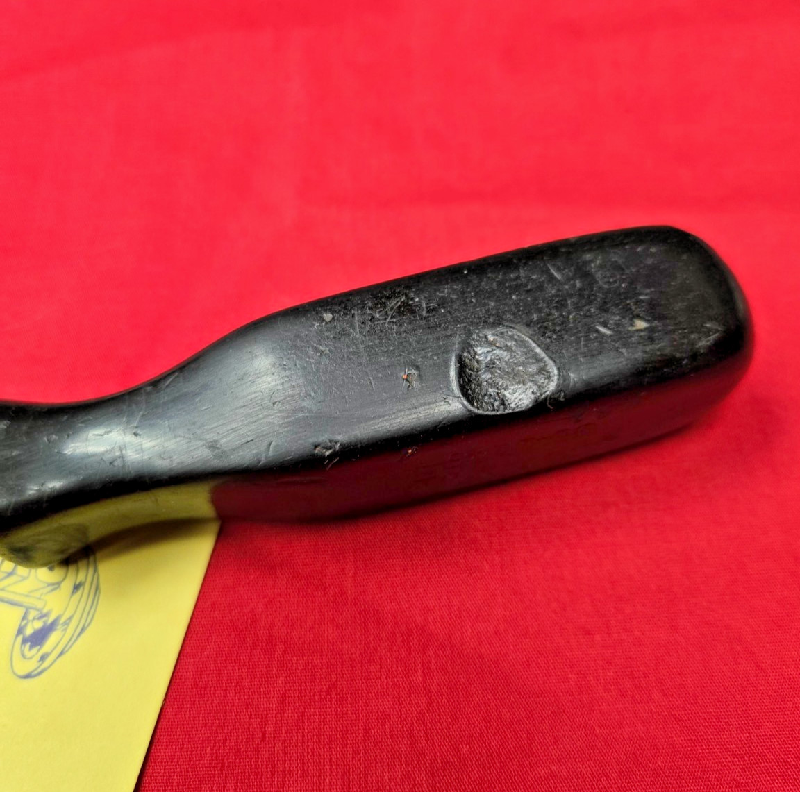 Snap On Tool Used Black Hard Handle 1/4 Inch Flexible Shank Driver #TM63