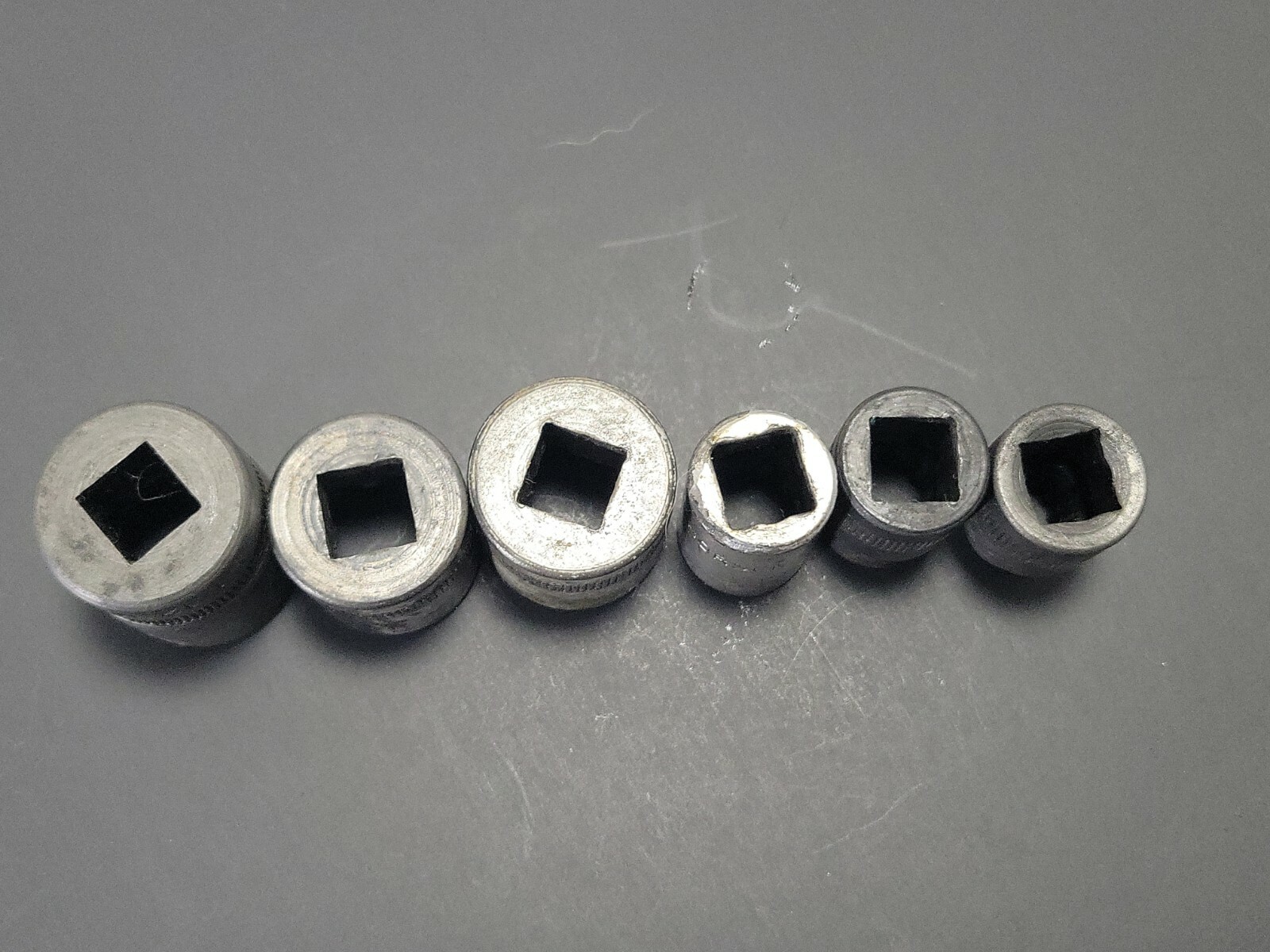 Lot of 6 Sockets 15/16″ 7/16″ 13/16″ 9/16″ 7/8″ 5/8″ SAE 1/2″ Drive 12 Point