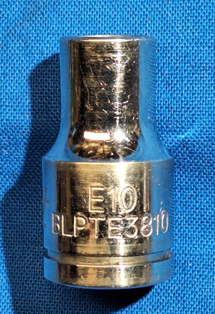 Blue Point BLPTE3810 3/8″ drive External torx E10 socket inverted torx E10