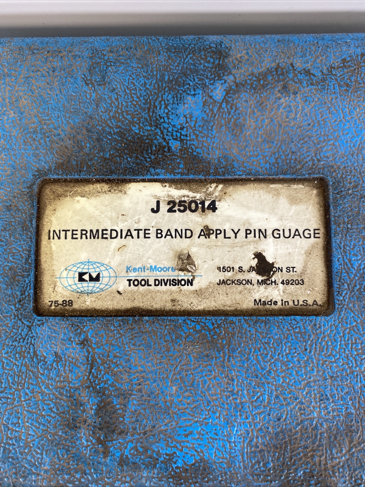 KENT MOORE TOOL J-25014 INTERMEDIATE BAND APPLY PIN GUAGE (INCOMPLETE)