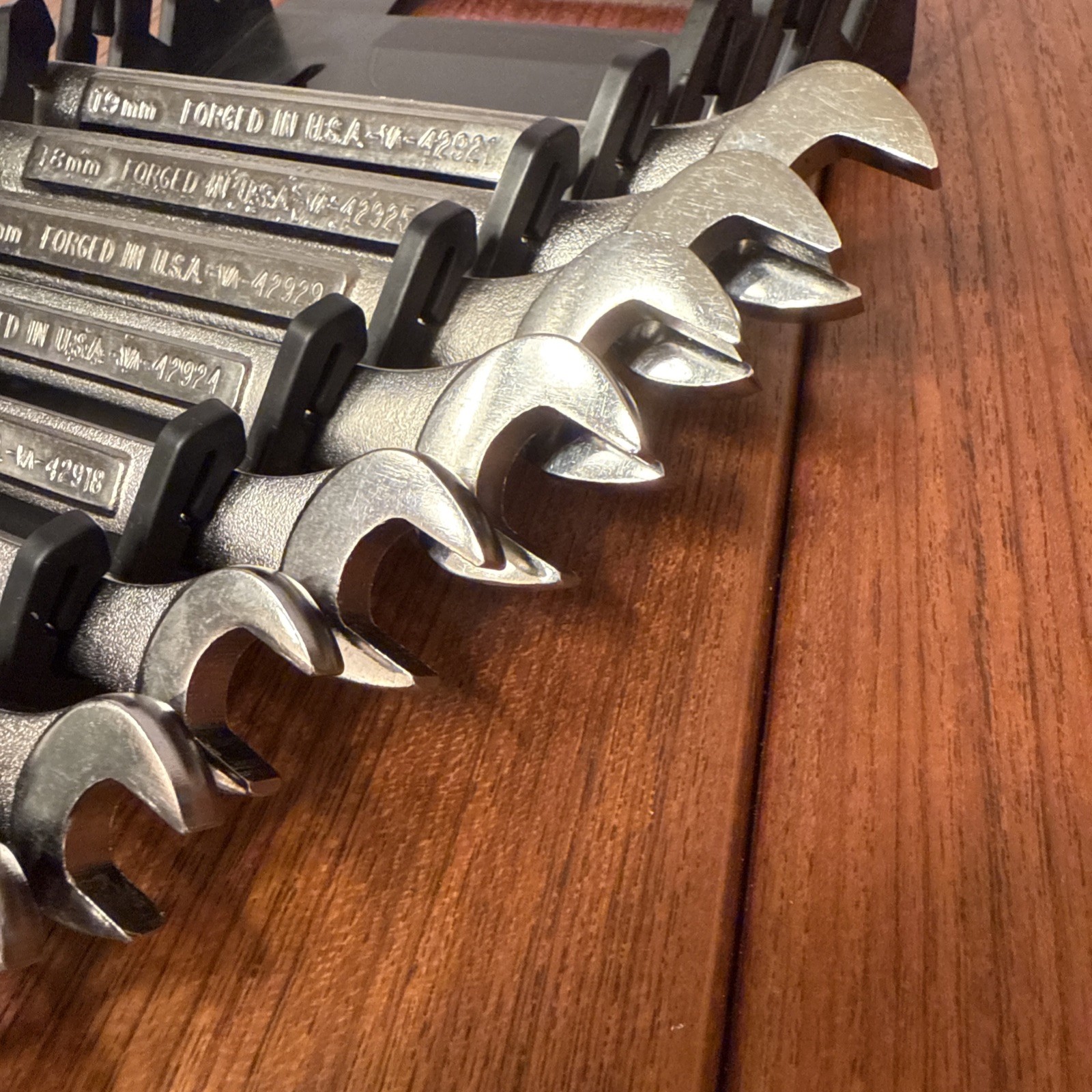 VTG Craftsman USA Metric Wrench Set 7mm-19mm V-Inverted -V VA 12pc