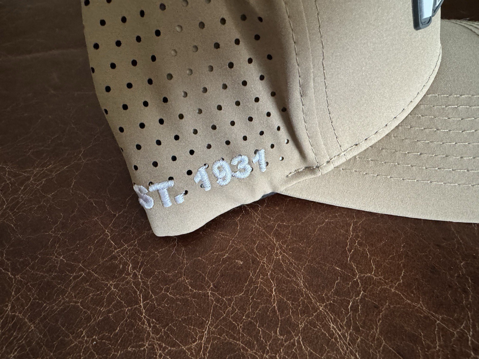 🟢 BRAND NEW – VIM Tools Hat TAN Snap Back Vintage 1931 White VIM Logo FREE SHP