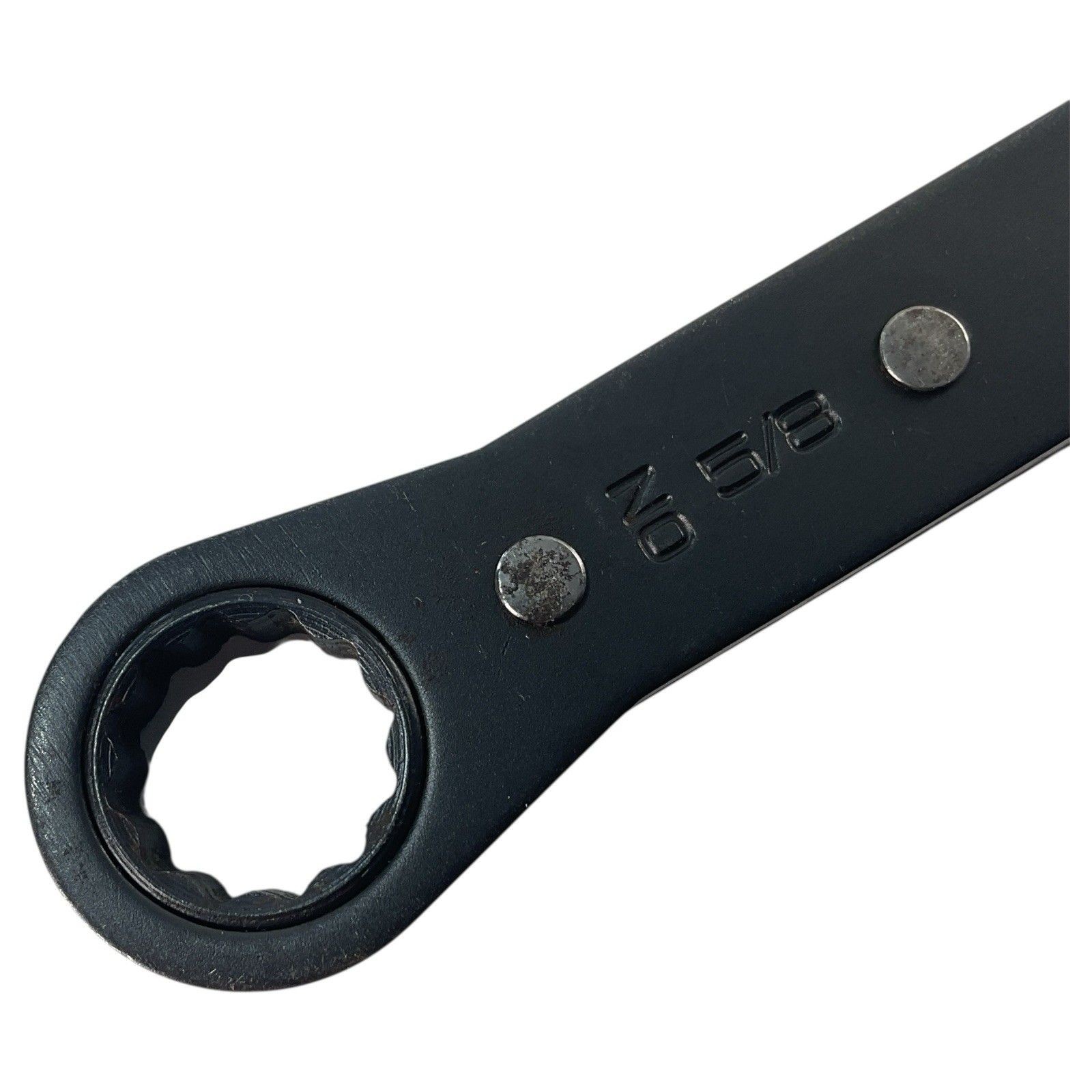 Snap-on Ratcheting Box Wrench 5/8″ x 3/4″ 12 Point GR2024A Black USA Made Marks