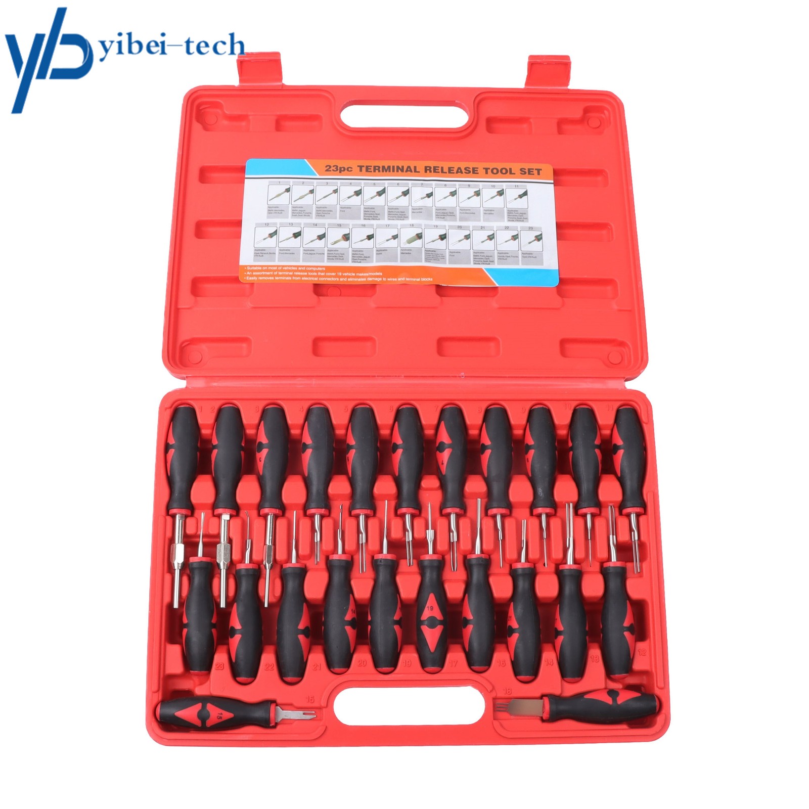 23Pcs Universal Terminal Release Tool Set Electrical Connector Removal Kit