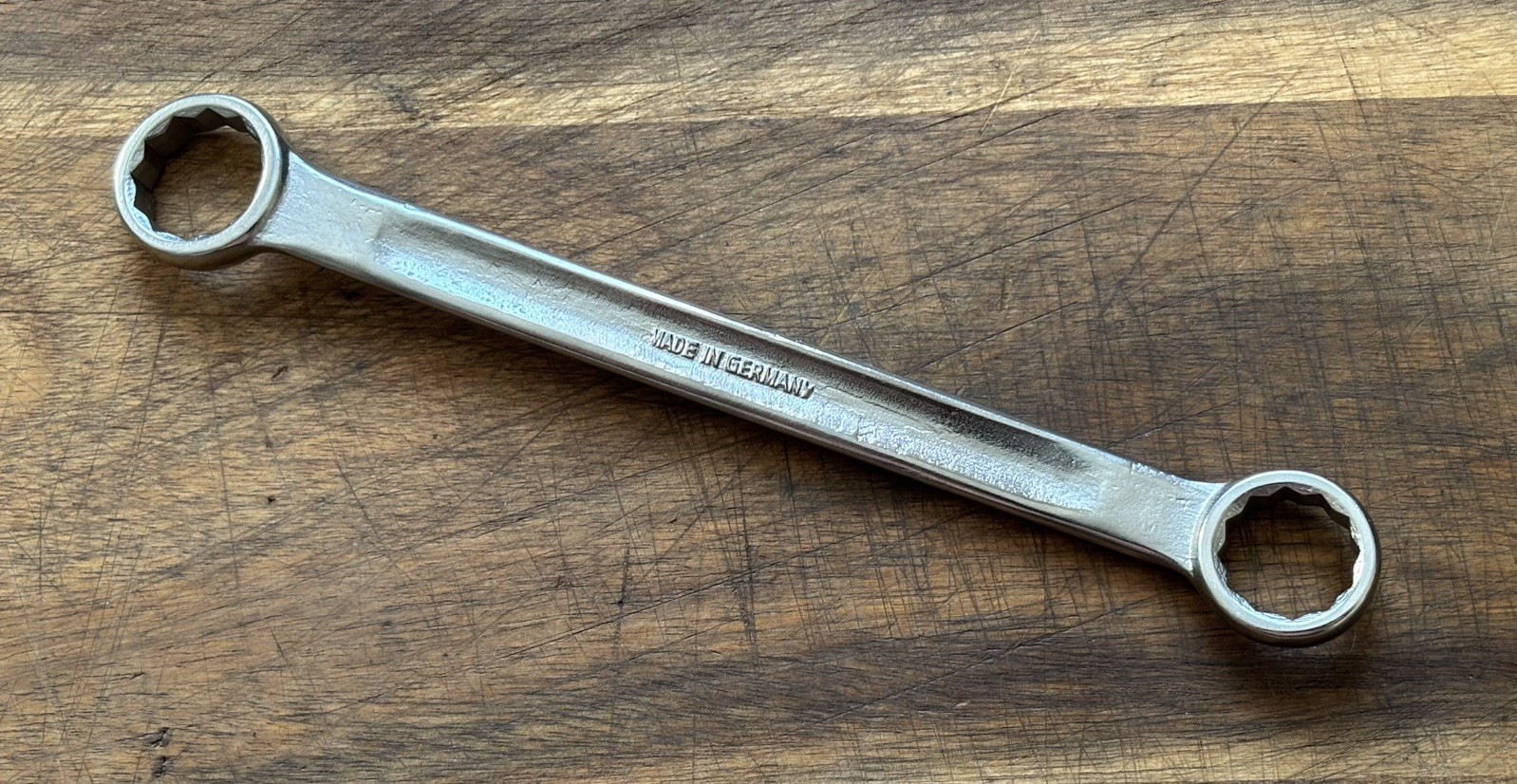 STAHLWILLE STABIL – 5/8” x 11/16” AF – slight cranked ring spanner / stored L/U