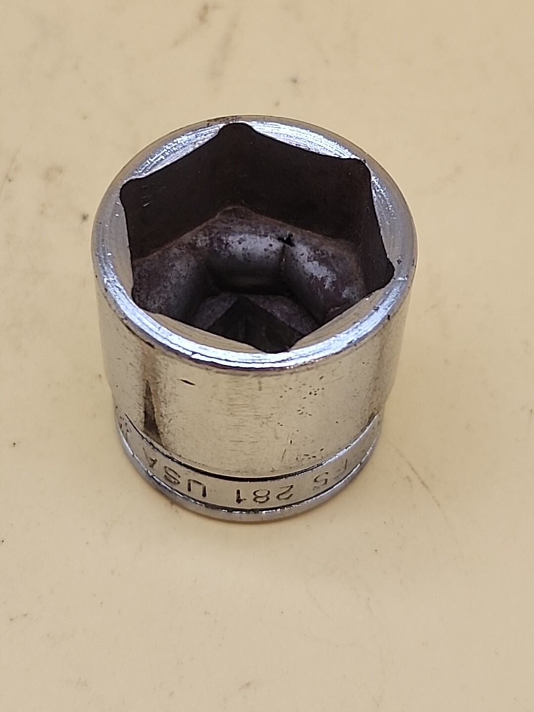 Snap-on Tools FS281 7/8″ SAE Flank Drive Shallow Socket 3/8″ Drive 6 Point USA
