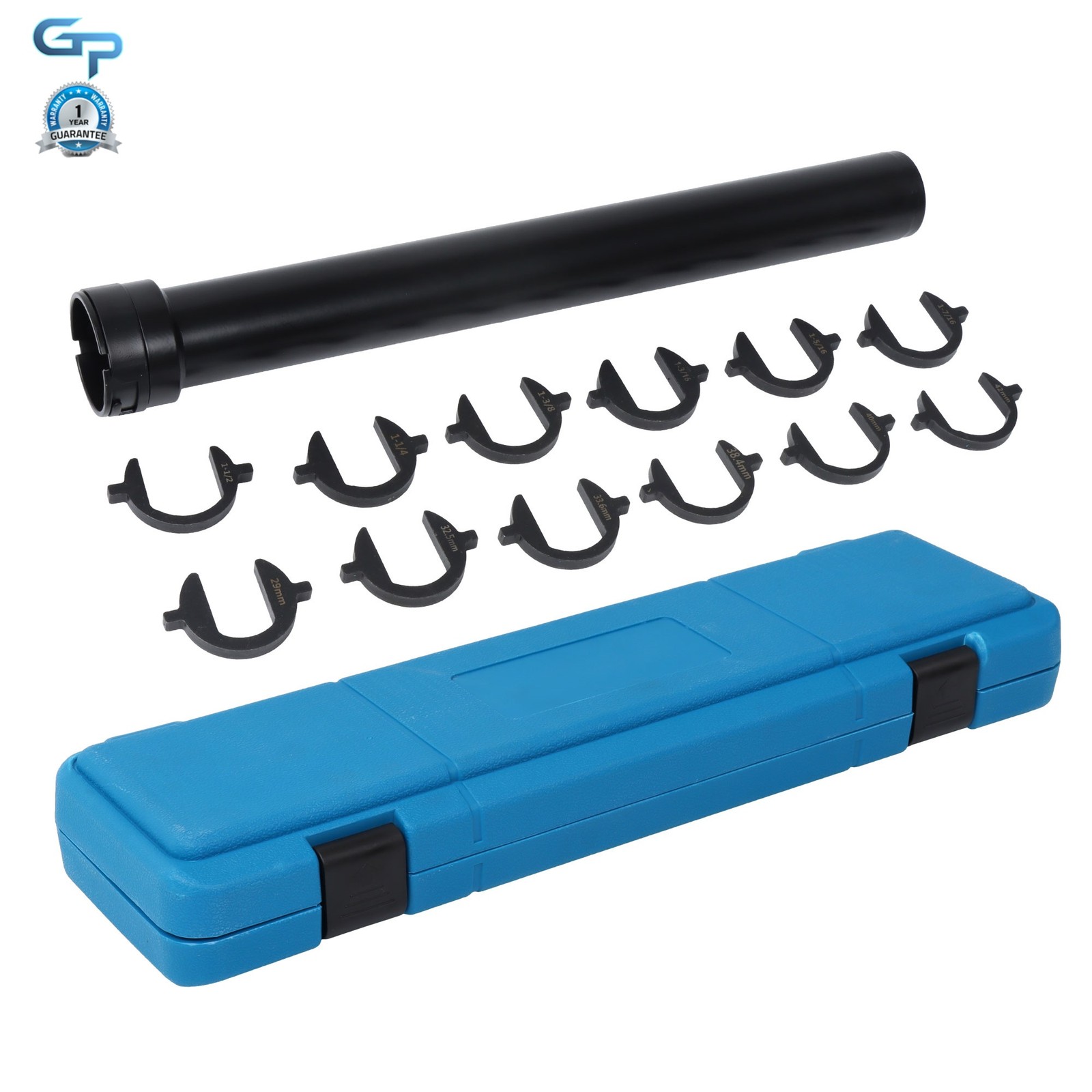 13pc Inner Tie Rod Removal Installation Tool Set with 12 SAE + Metric Adaptors