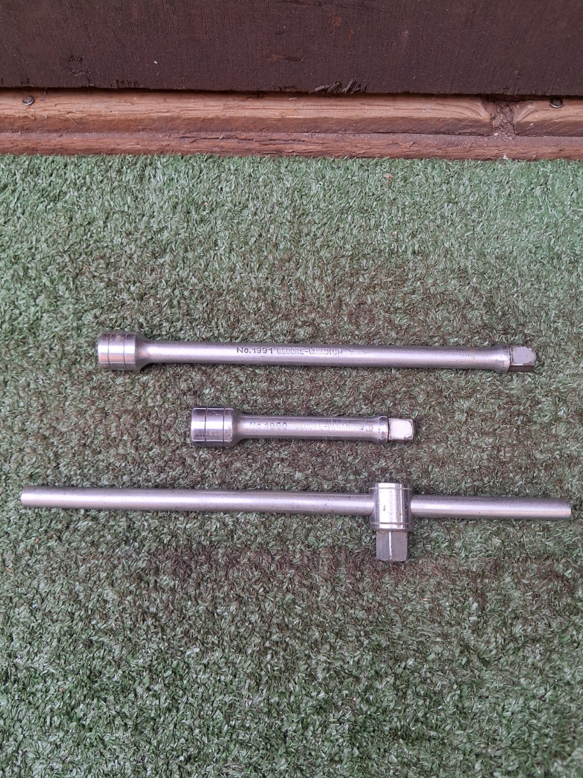 Vintage Gedore Socket Set D19 XAW Old Tools DAMAGED METAL BOX (#145)