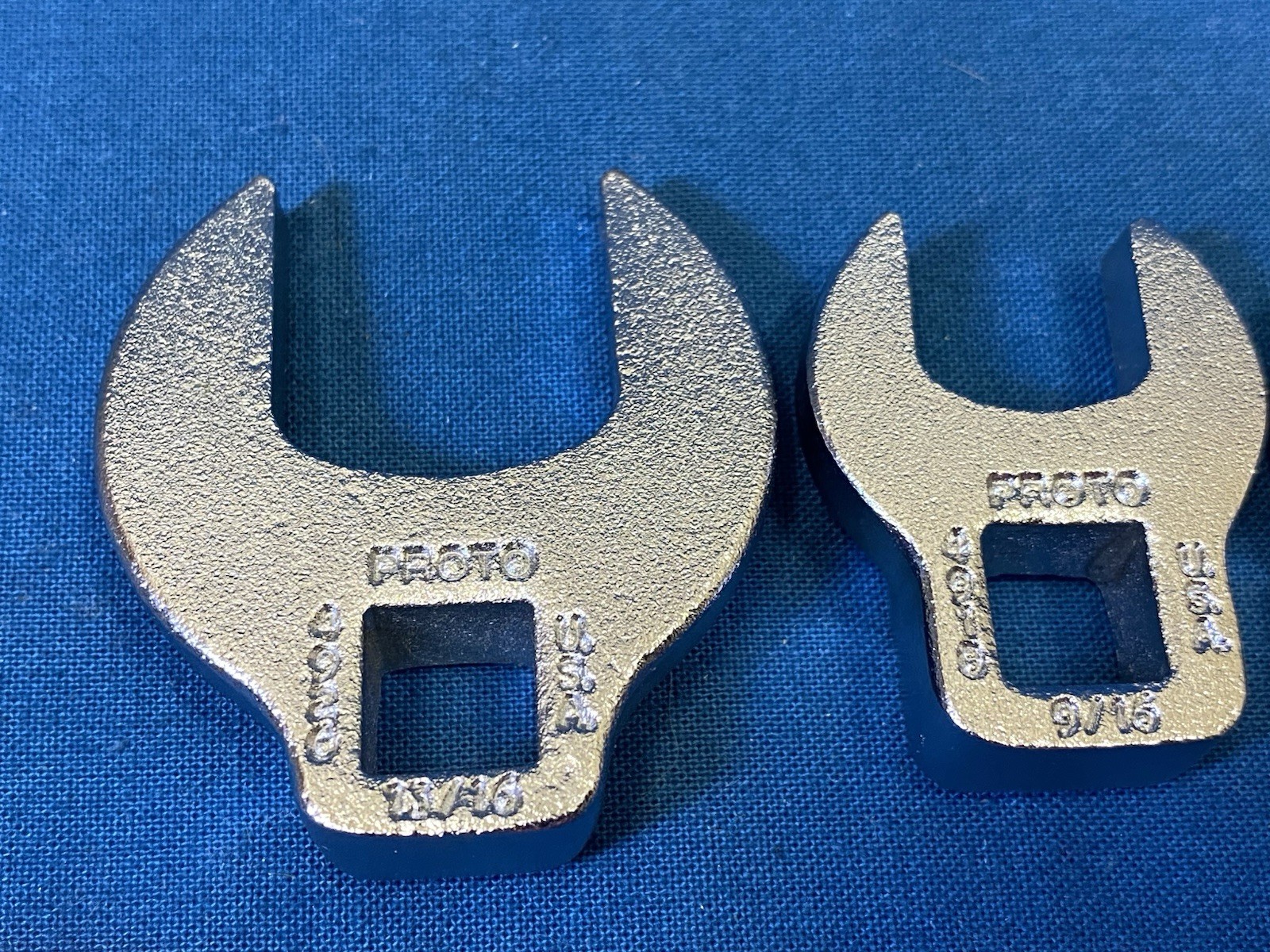 4 Piece Set Proto SAE Crows Foot Wrenches Sockets 3/8” Drive Made In USA New