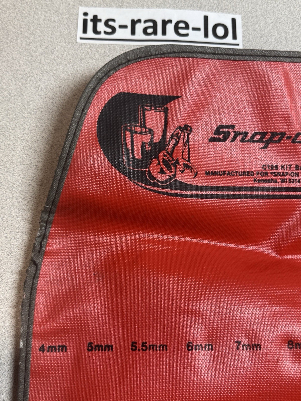 Snap-on NDM1200AK C126 Kit Bag Pouch for Insulated 12pc Metric Nut Driver Set