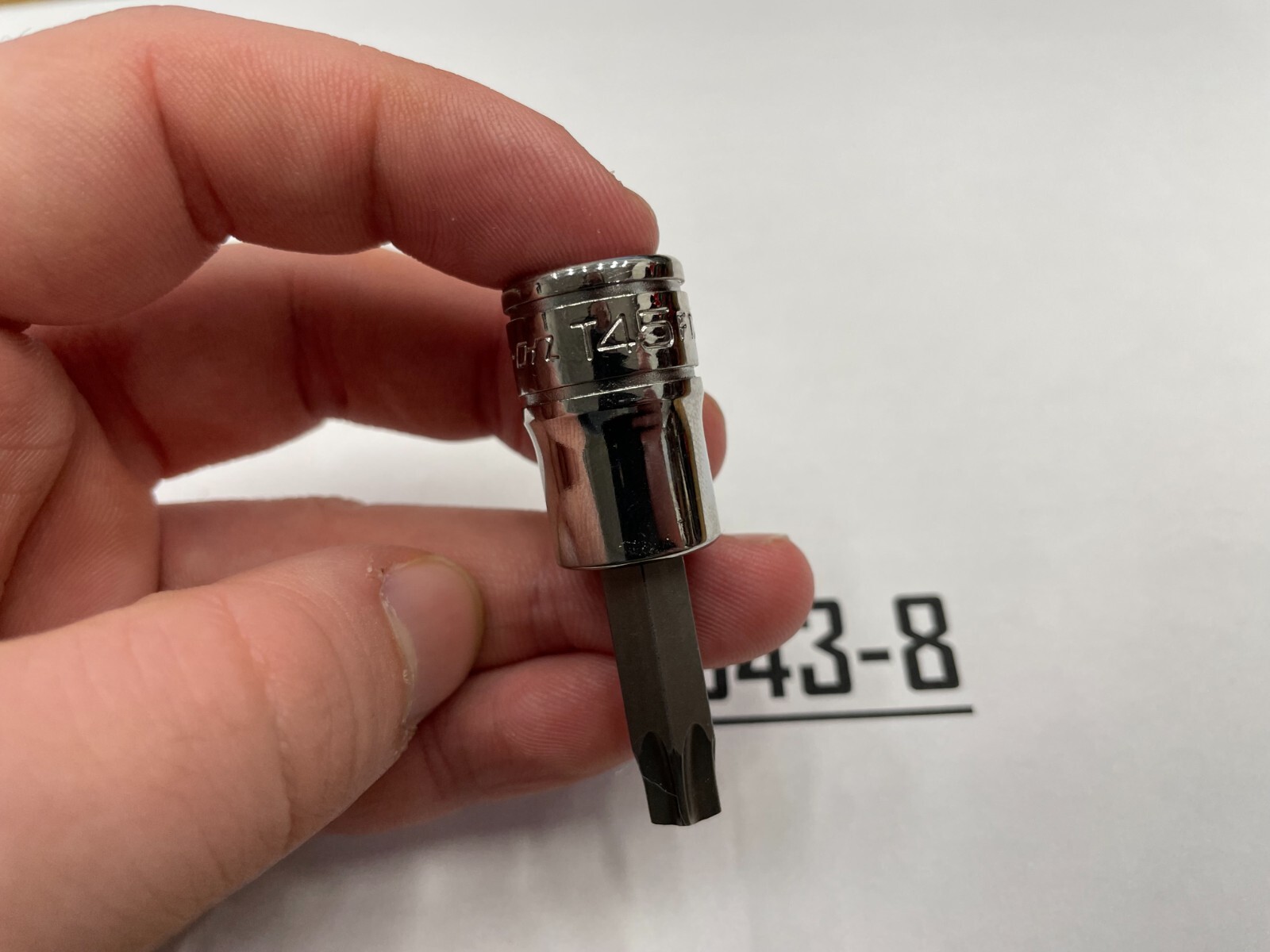 Snap-On Tools USA NOS 3/8″ Drive T45 Torx Bit Socket Driver FTX45E