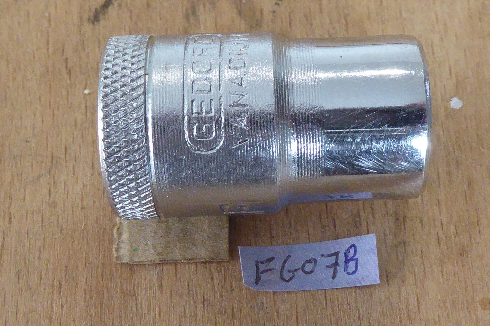 GEDORE 9/16″ AF 1/2″ drive bi-hex socket D19 made in Germany imperial