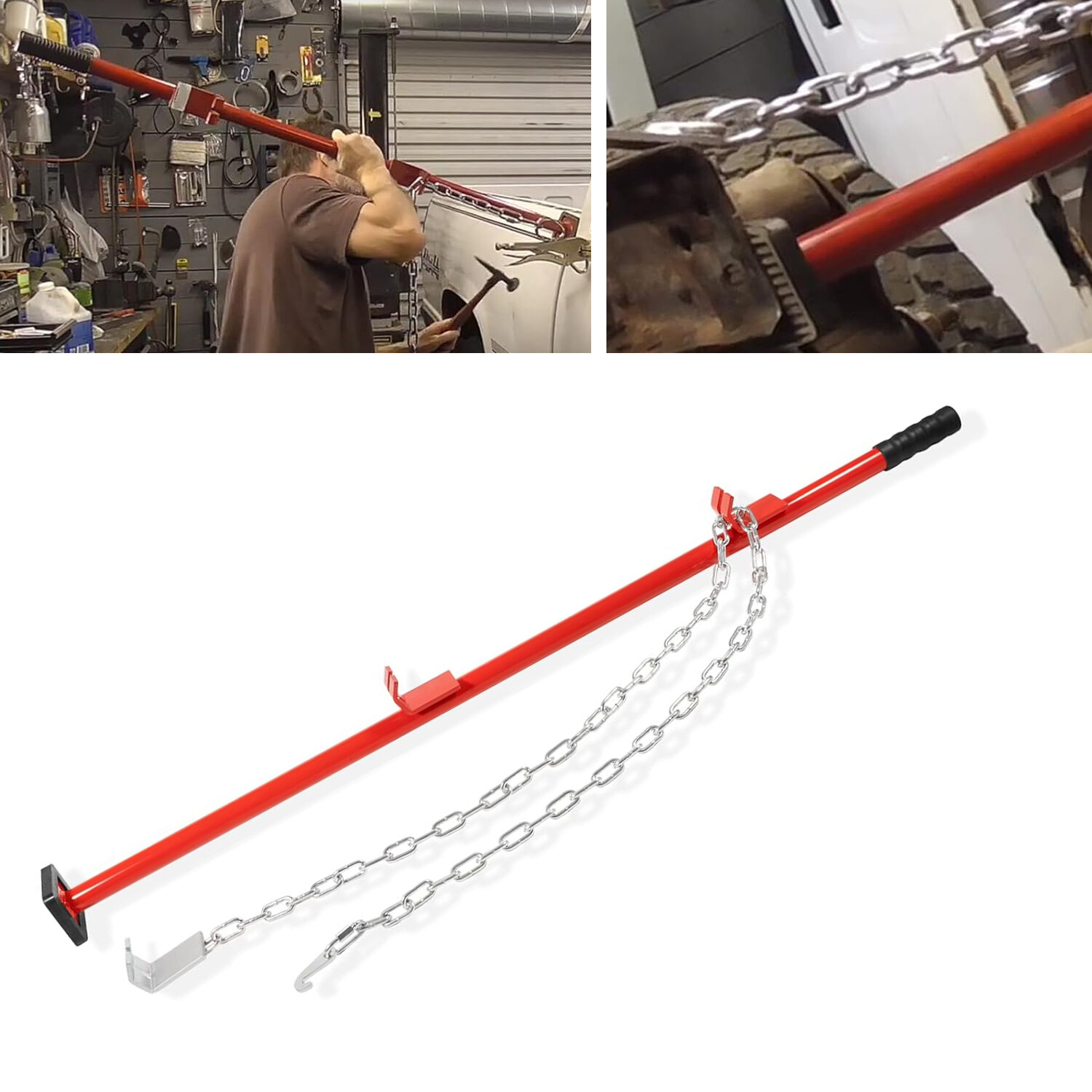 77175 Premium Auto Body Alignment Bar 1-1/4″ Diameter for Bumpers, Panels, Hoods