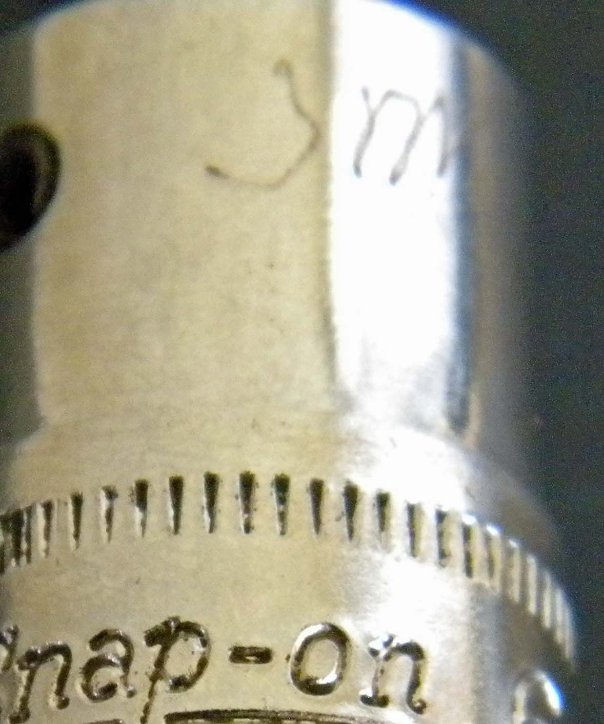 Vintage Snap-on FTSM6A 3/8″ DR 6mm Metric Triple Square Bit Socket, USA