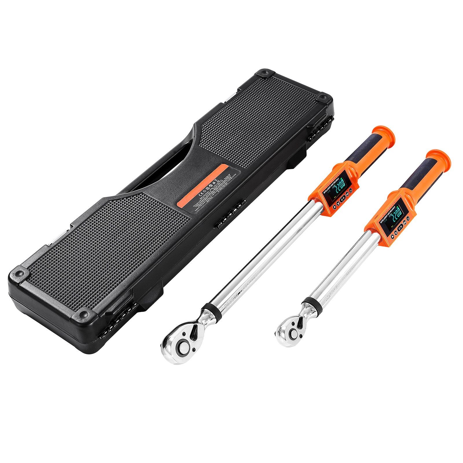 Digital Torque Wrench Set 1/2 3/8 Drive ±2% Accuracy