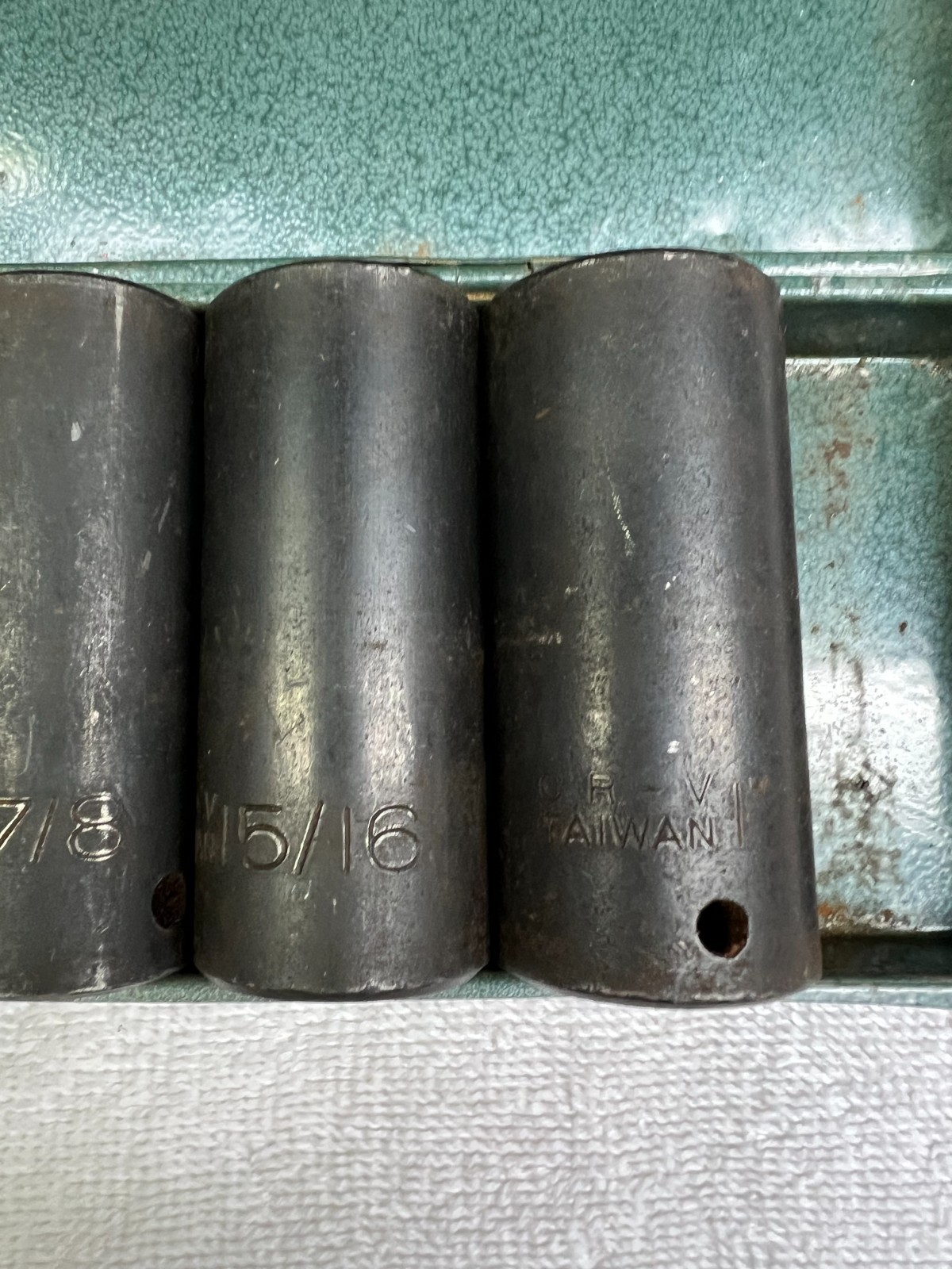 Sunex 1/2 inch Impact Set SAE 3/8-1 inch Deep Well sockets Lot of 10