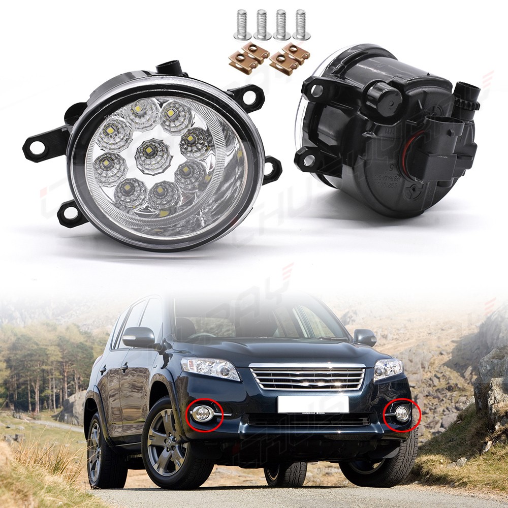 2PCS LED Fog Lights Bumper Driving Lamps Bulb For TOYOTA TACOMA 2012-2020