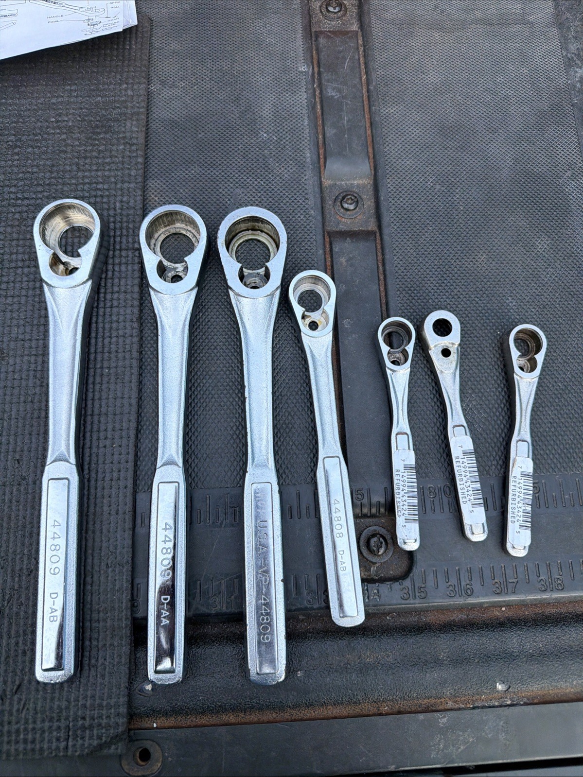 7pc Sears Craftsman Ratchet Bodies Only No Guts Many New 1/2” 3/8 1/4”