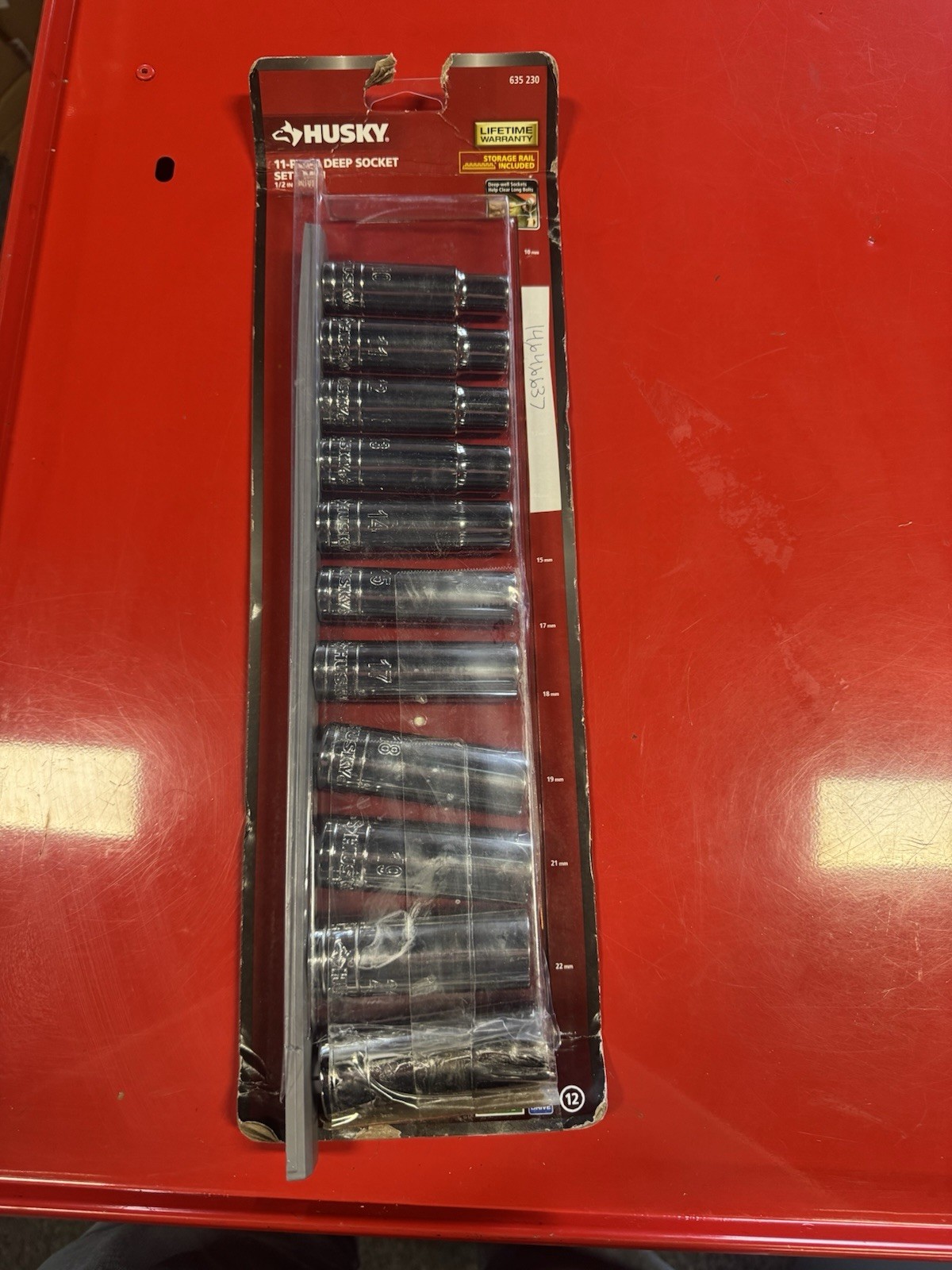 Husky 1/2 in. Standard Drive Deep Socket Set (11-Piece) 635 230 #14646637