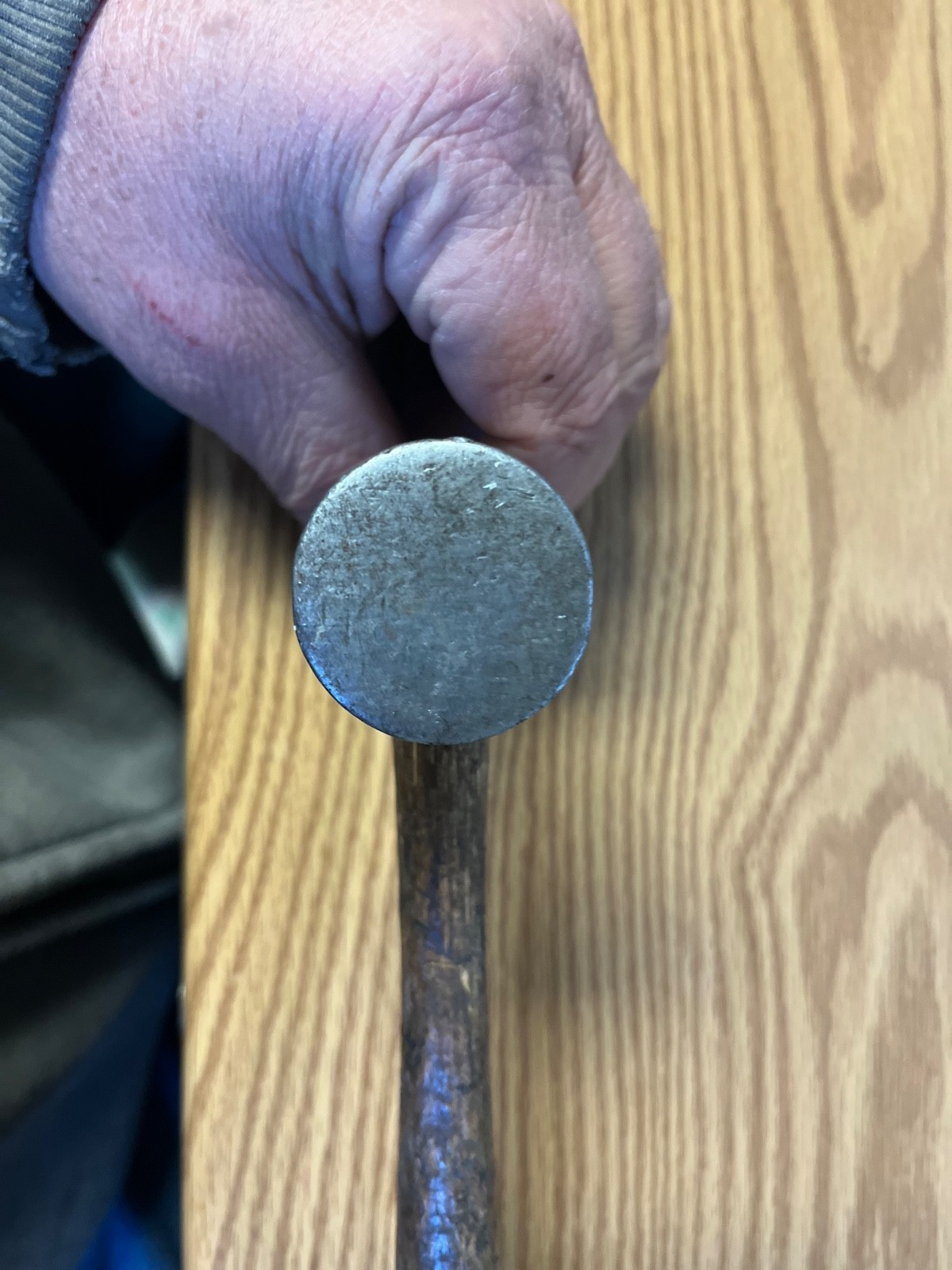 SNAP ON – BF611 – VINTAGE AUTO BODY FINISHING HAMMER WITH WIDE HEAD — LOC#158