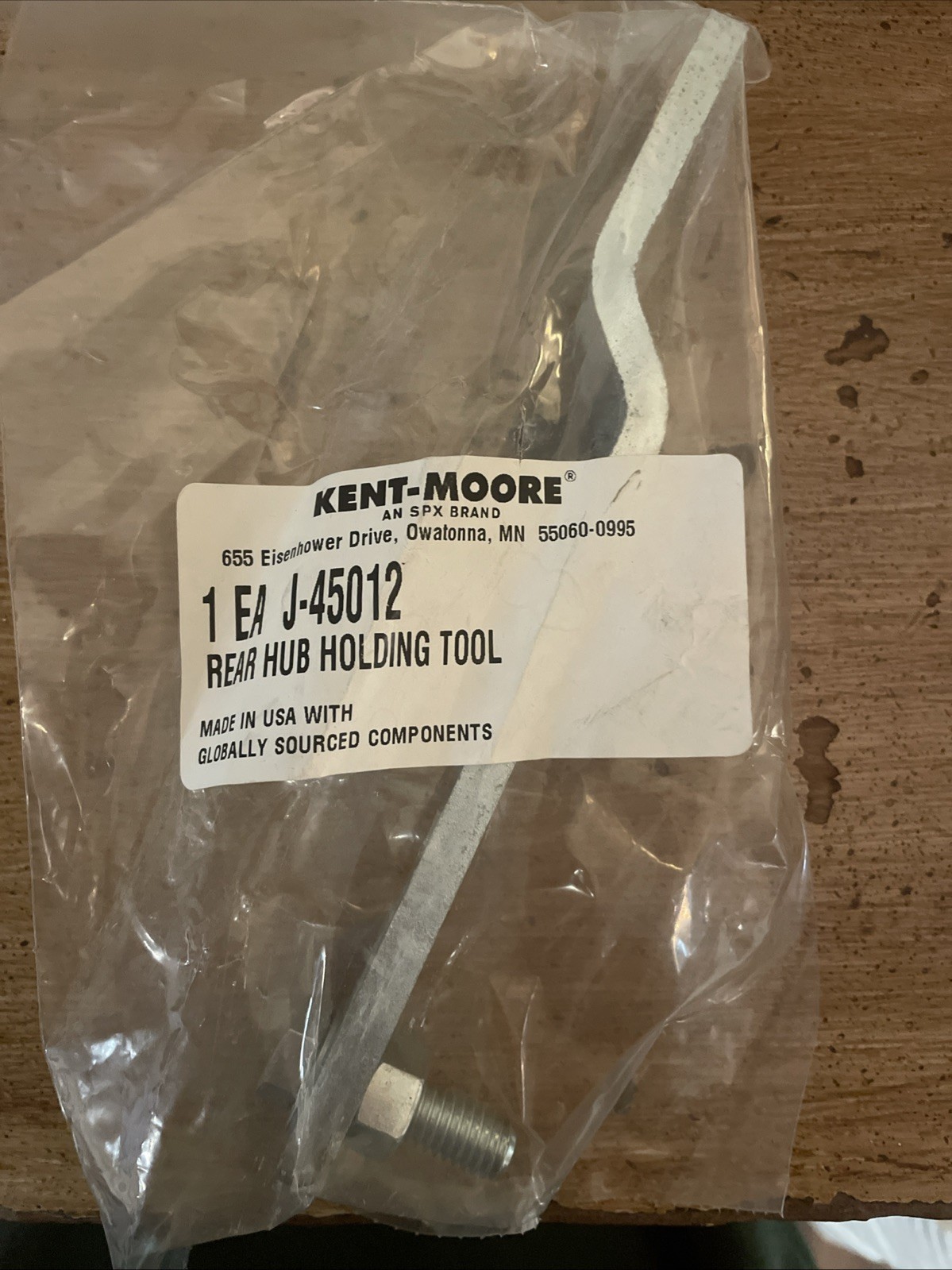 Kent Moore J-45012 Rear Hub Holding Tool