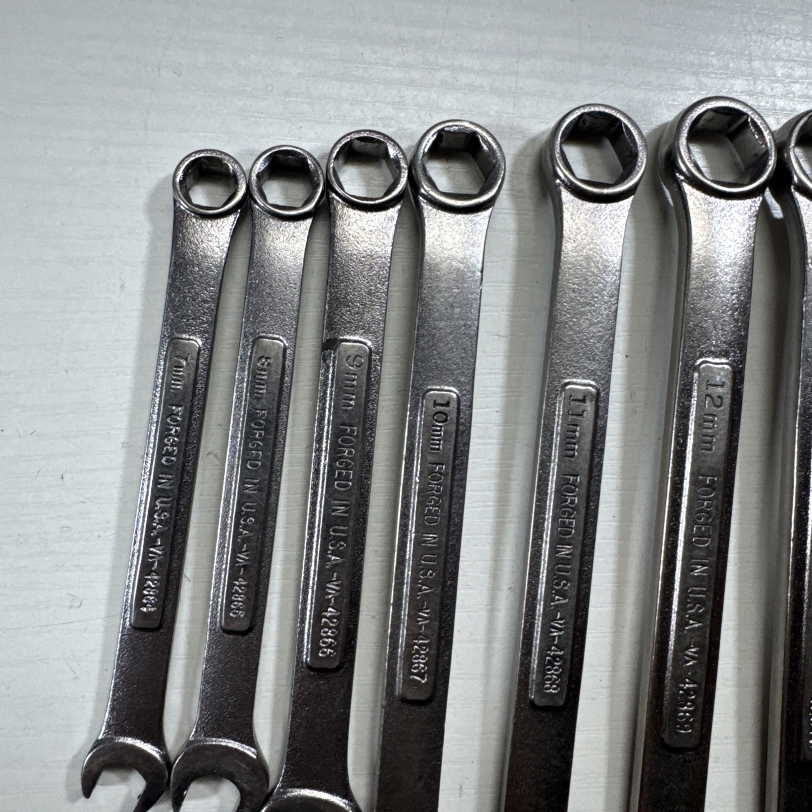 Sears Craftsman 6 Point 11 Piece Metric Wrench Set See Photos