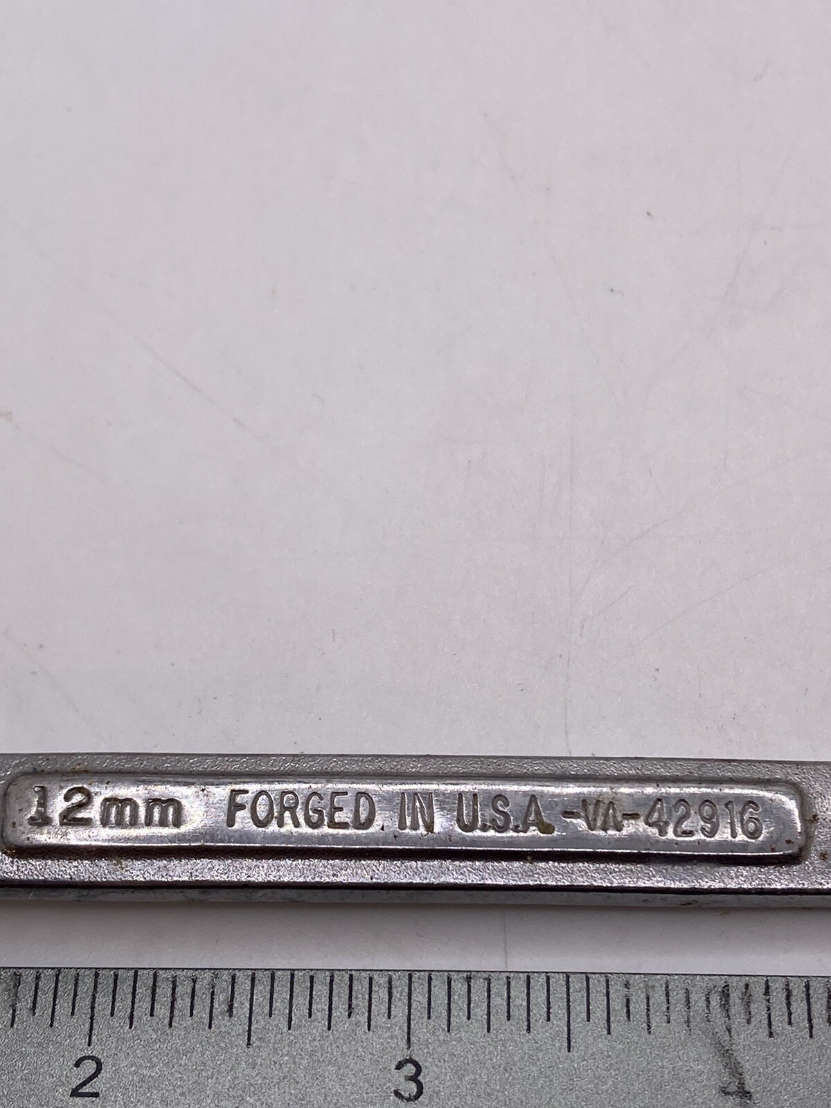 Craftsman -V. Inverted V 12mm 12 Point Combination Wrench 42916 USA