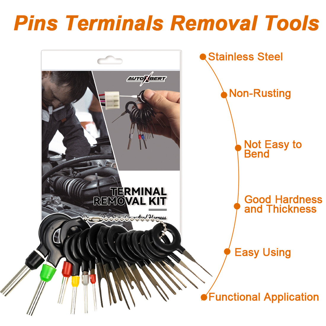 Car Terminal Removal Tool Circuit Tester Wire Extractor Pin Cable Test Connector