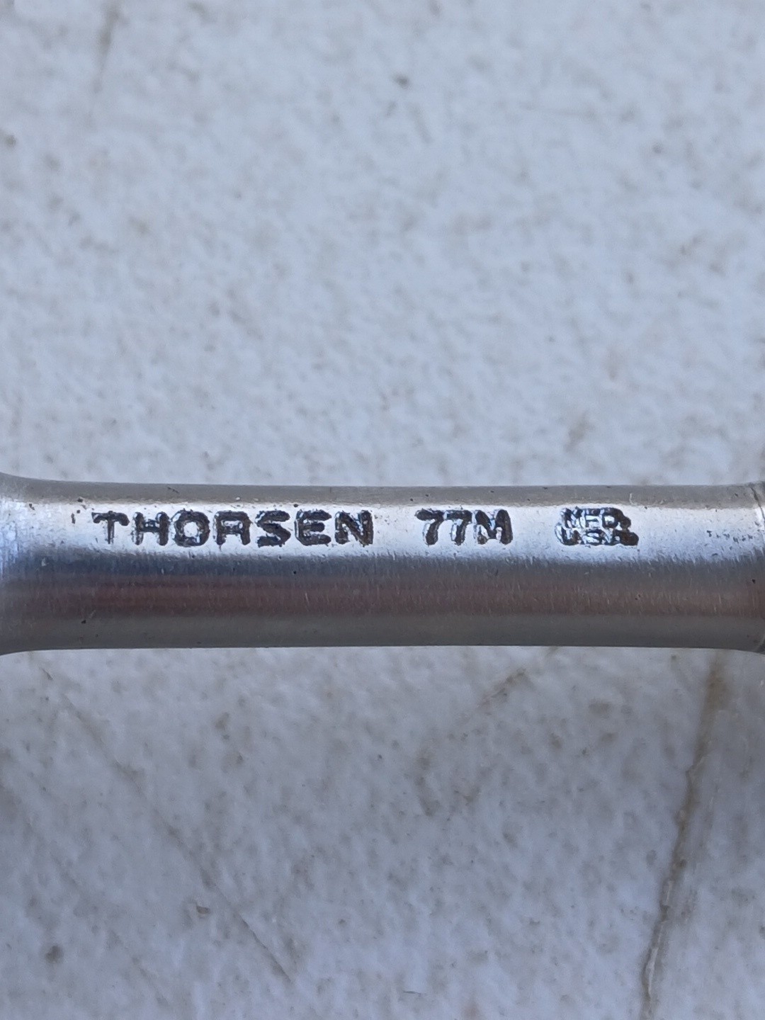 THORSEN Tools USA 77M 1/4″ Drive Chrome RATCHET Wrench Vintage
