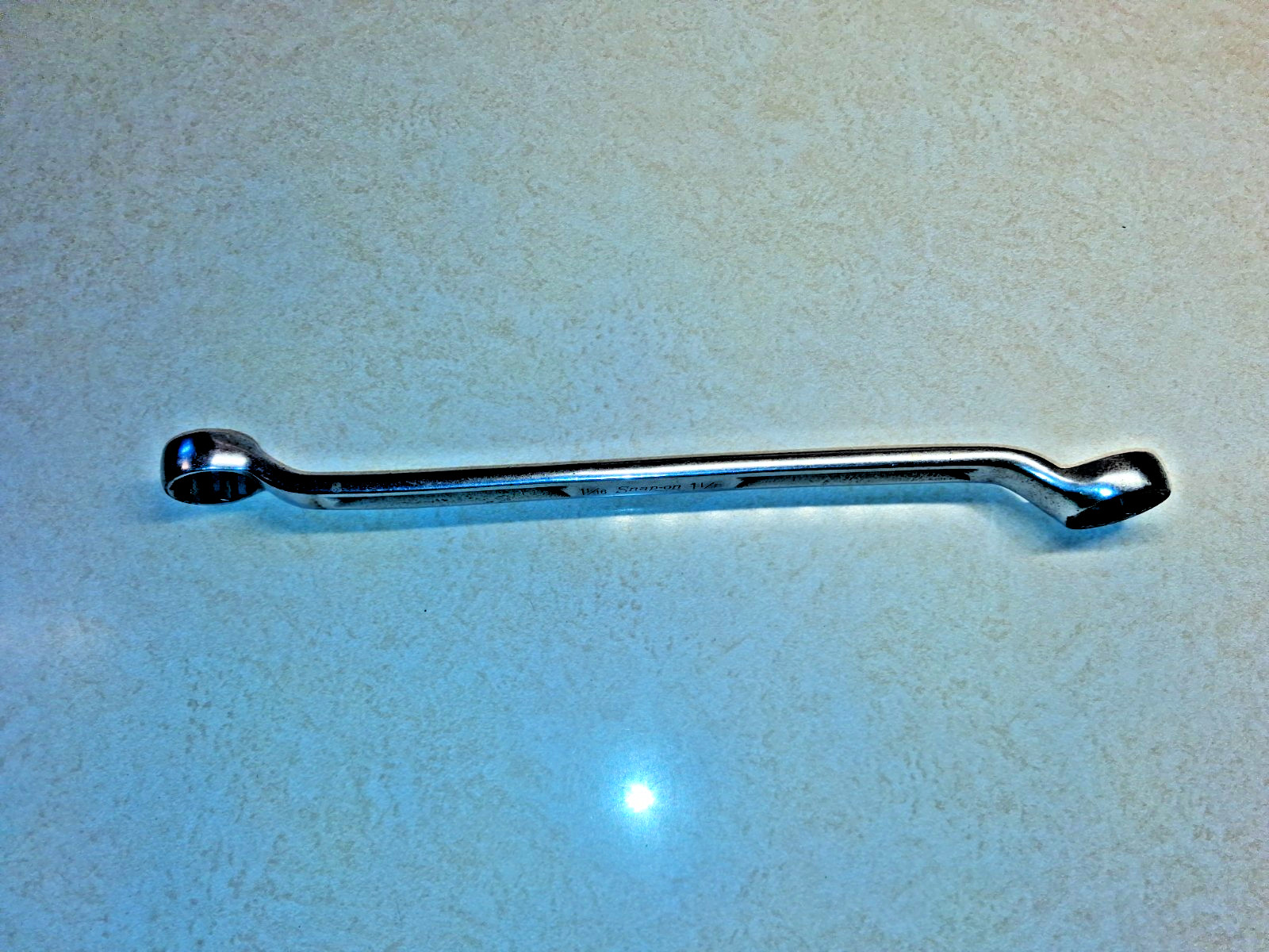 Snap-on XV-3436, 1950’s Issue «S» – 1-1/16″ x 1-1/8″ Box End Wrench, (15″ Long)