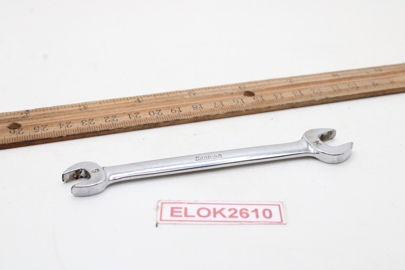 Snap-on Tools VOM810 8mm x 10mm Metric Double Open End Wrench 4.5″ USA