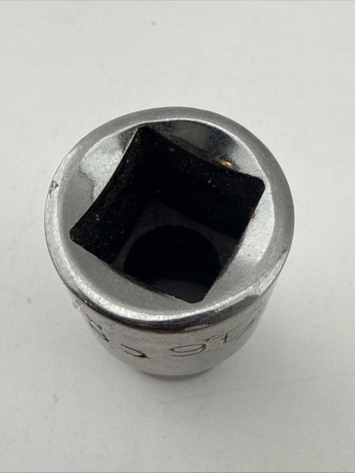 Craftsman Vintage 7/16 in 6 Point 1/2 Drive Shallow Socket G44054 USA