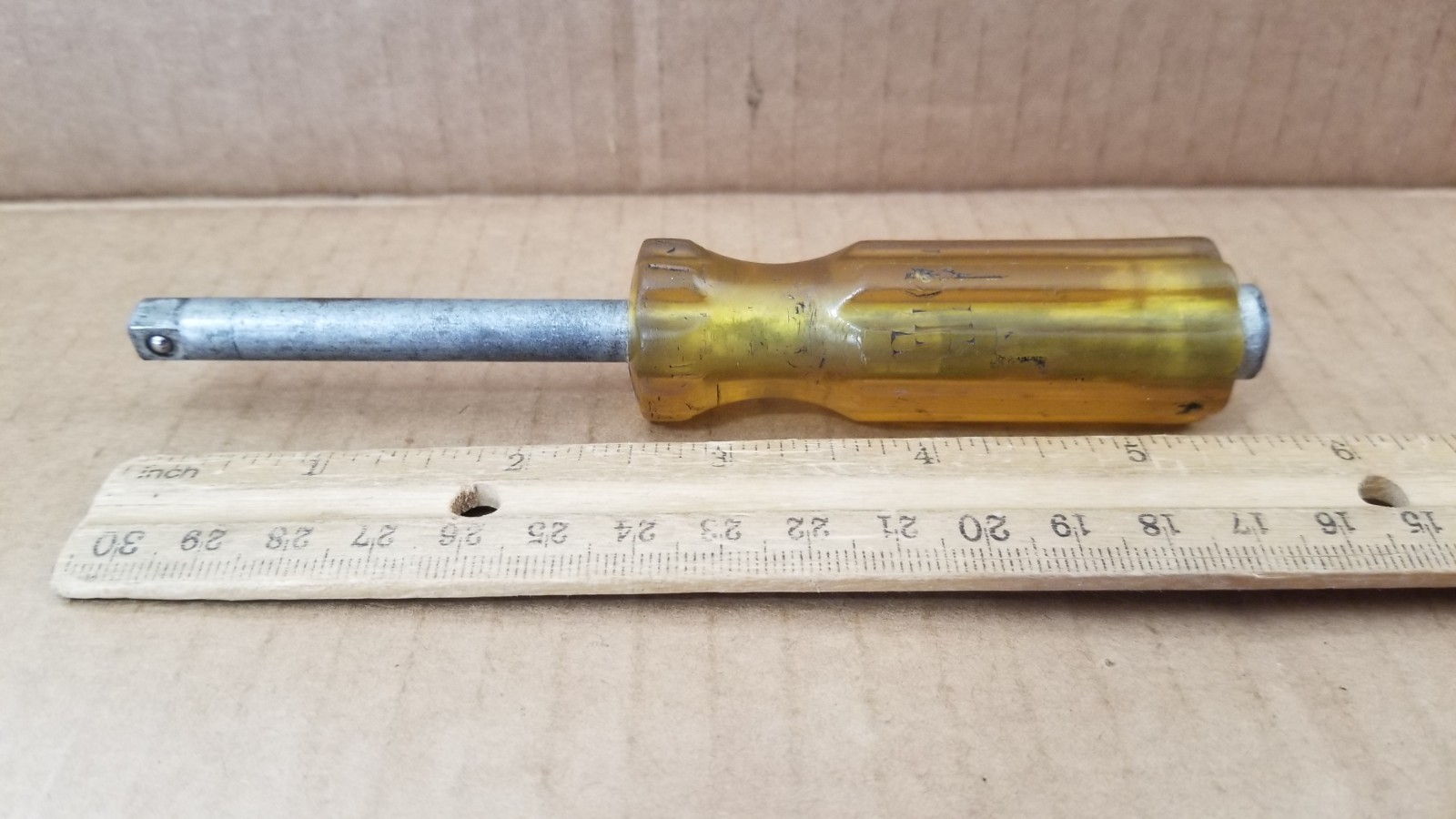 Vintage 1/4″ Drive Socket Spinner extension Screwdriver VGC