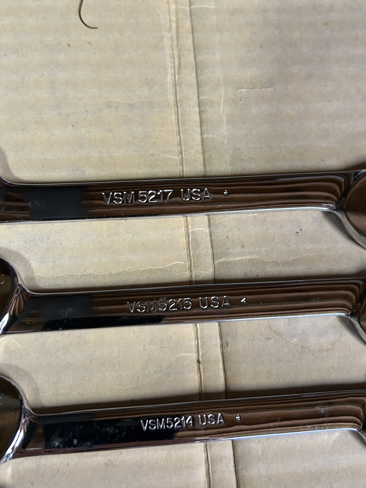 Snap-on Tools 7pc Metric 10mm-17mm 4-Way Angle Head Open End Wrench Set